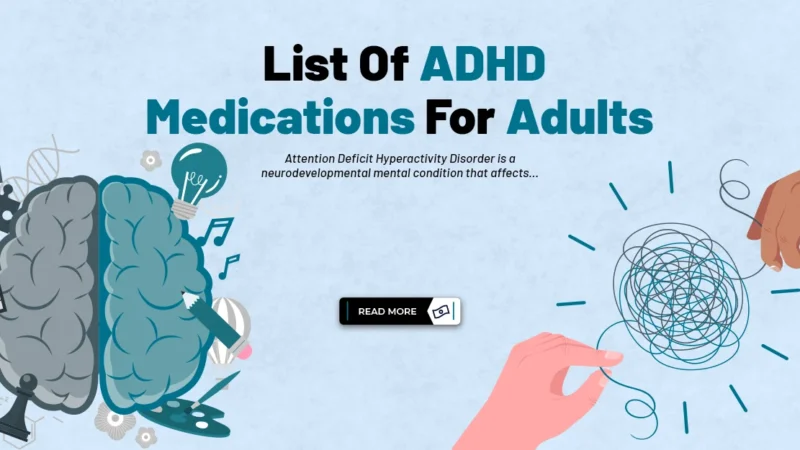 List Of ADHD Medications For Adults Online